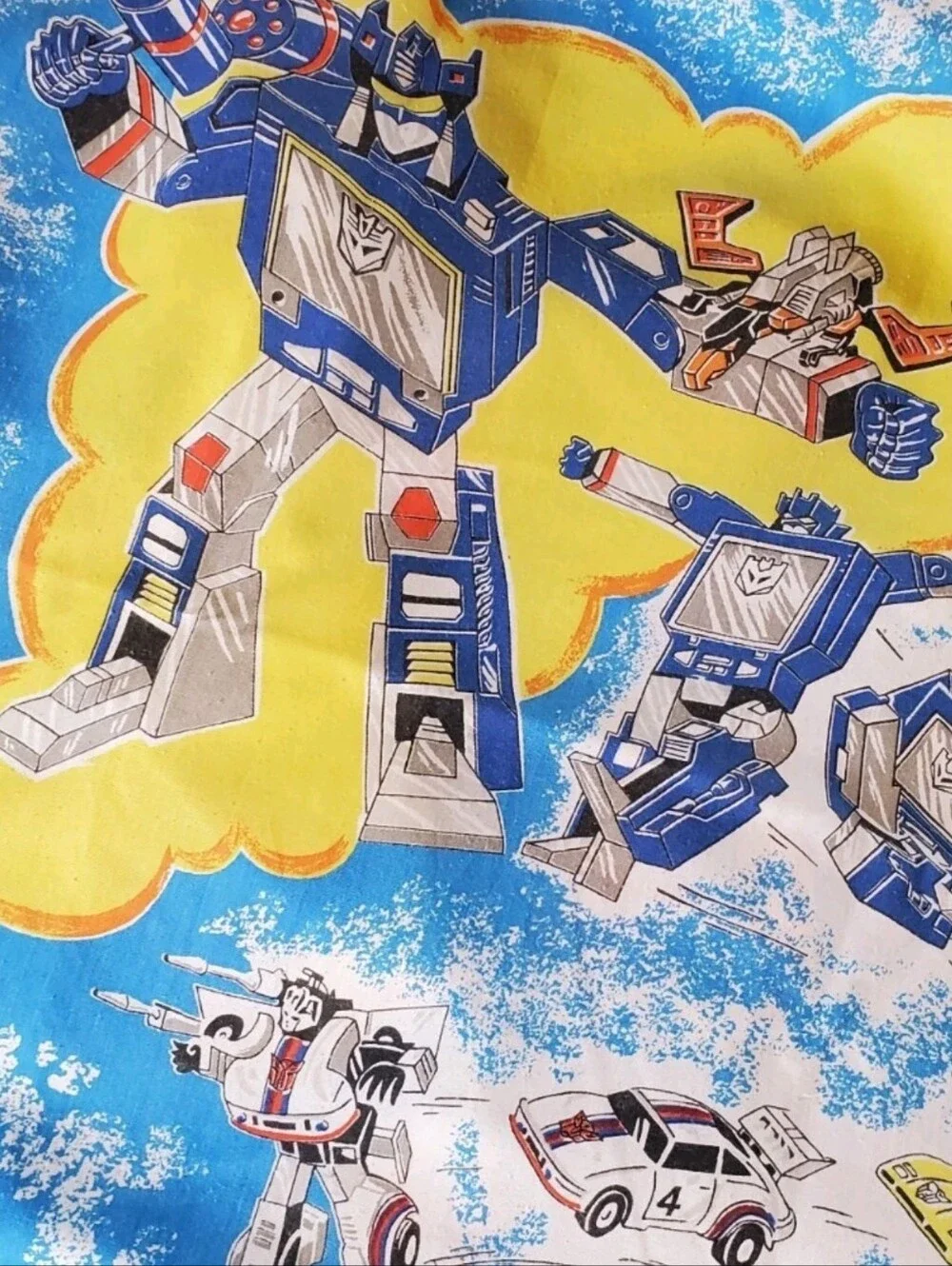 ​Vintage 1984 Transformers Twin Flat Sheet G1 Hasbro